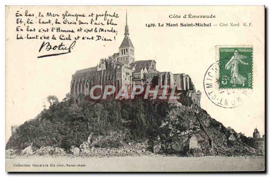 CPA Le Mont Saint Michel Botrel