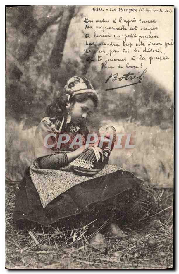 CPA La Poupee Botrel Folklore Poupee