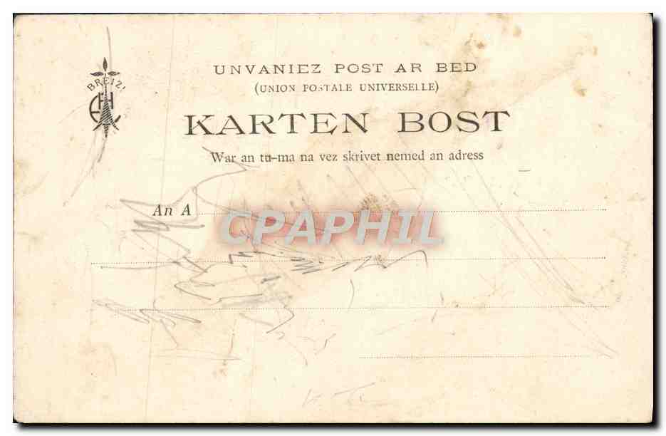 CPA La Poupee Botrel Folklore Poupee — Verso