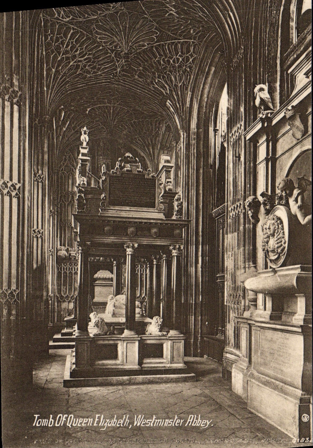 CPA Tomb Of Queen Elizabeth Westminster Abbey London