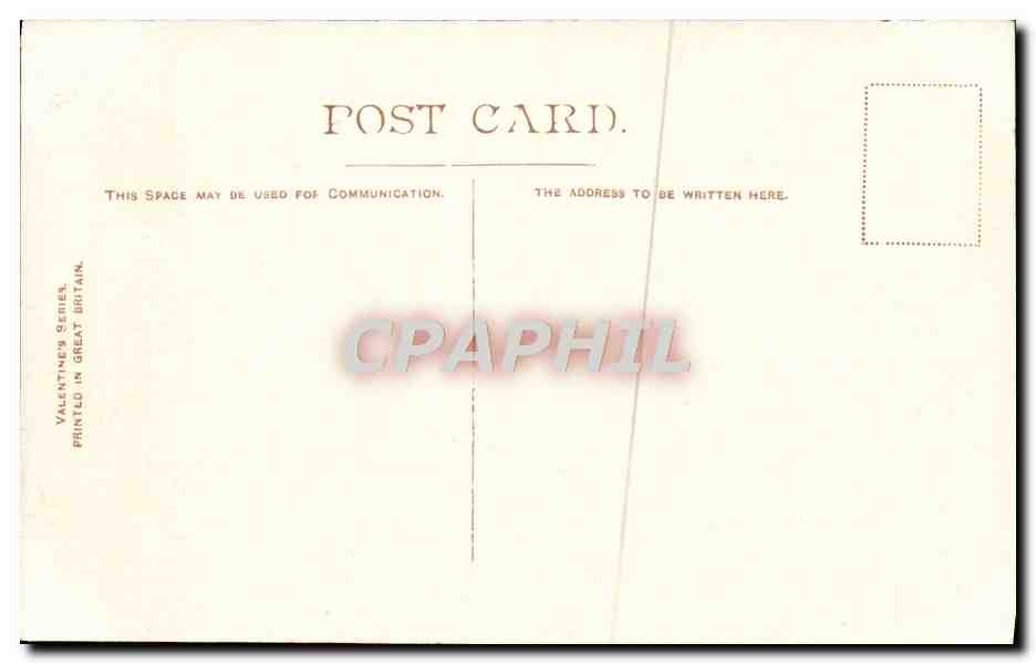 CPA Poets Corner Westminster Abbey London — Rückseite