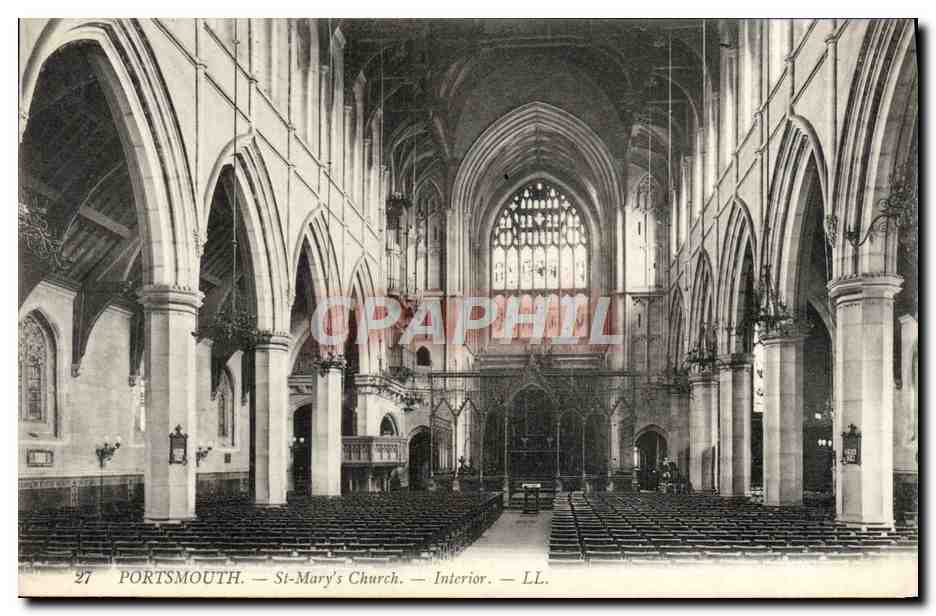 CPA Portsmouth St Mary's Church Interior