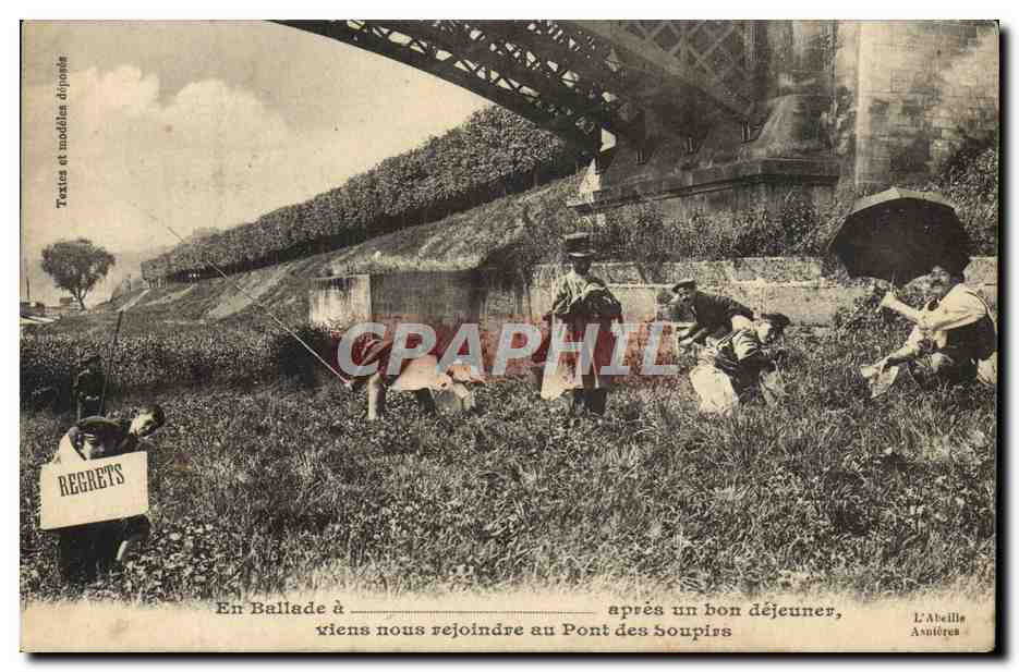 CPA En ballade 