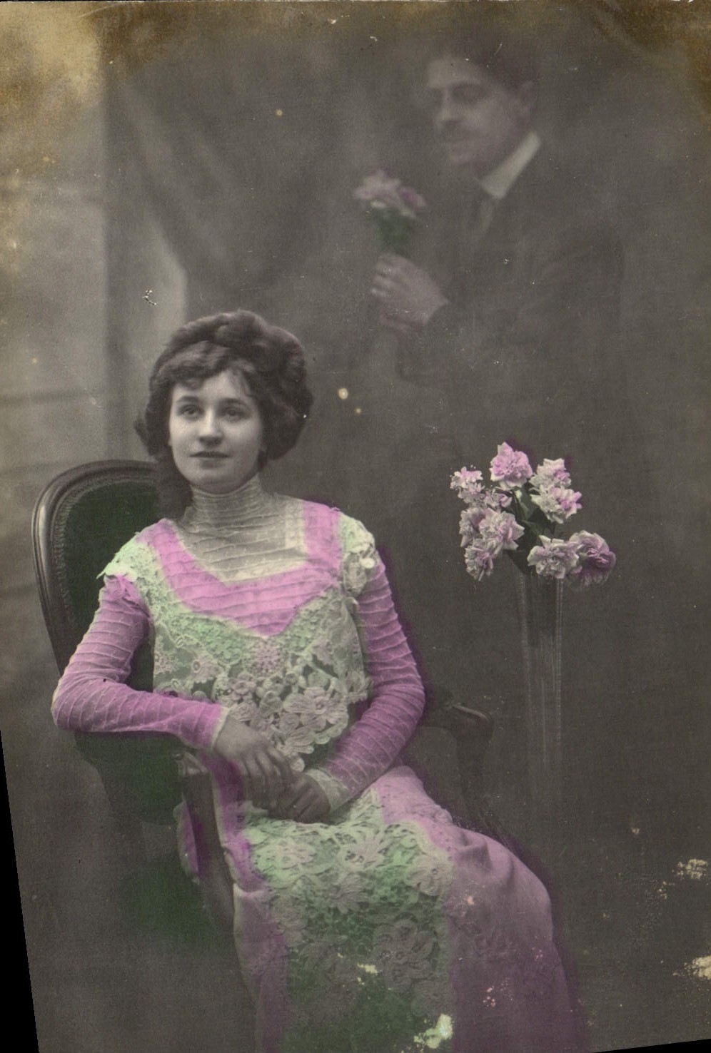 CPA Fantaisie Femme