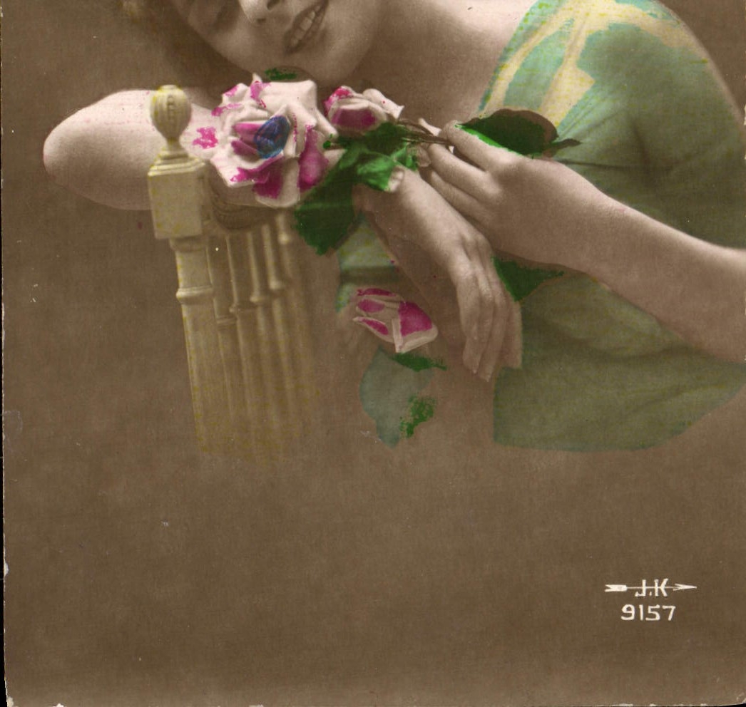 CPA Fantaisie Femme