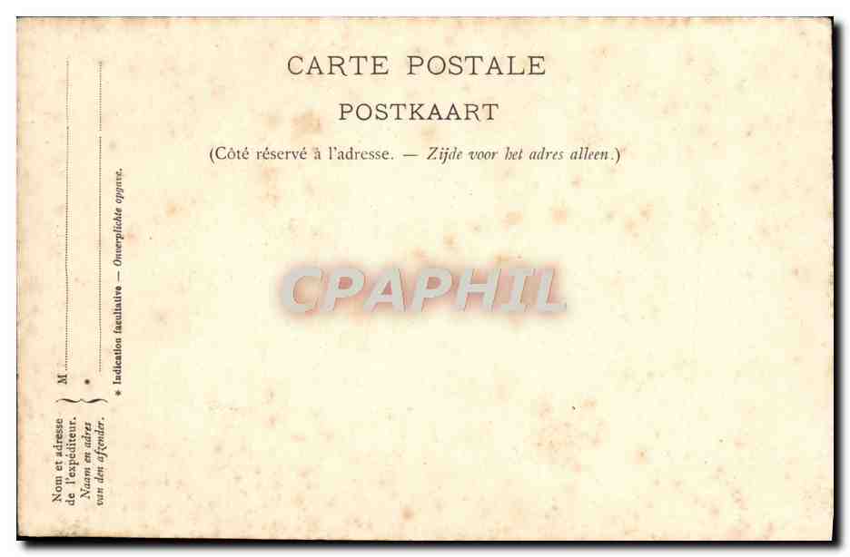 CPA Ypres La Cathedrale Saint Martin La nef — Rückseite