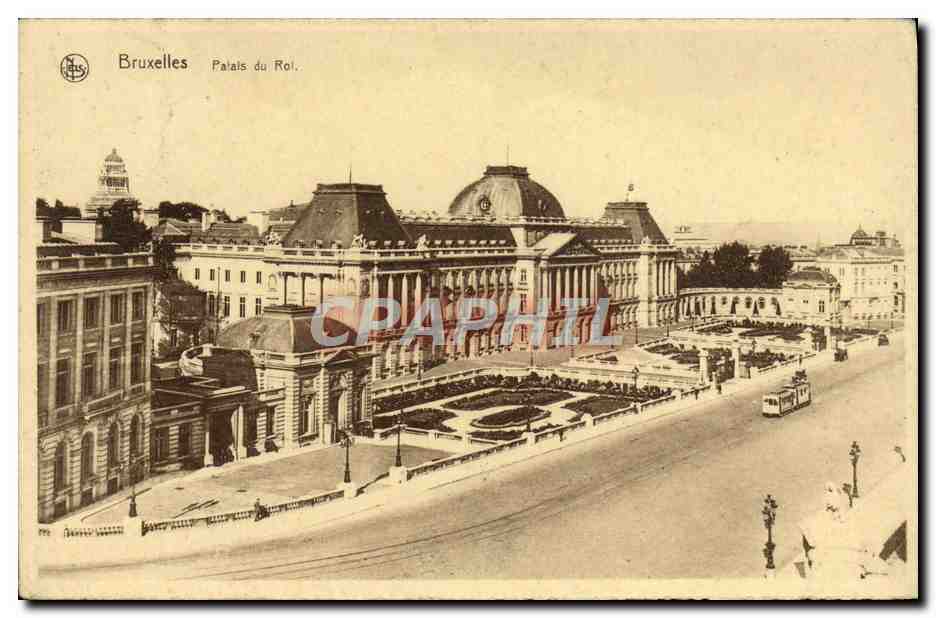 CPA Bruxelles Palais du Roi