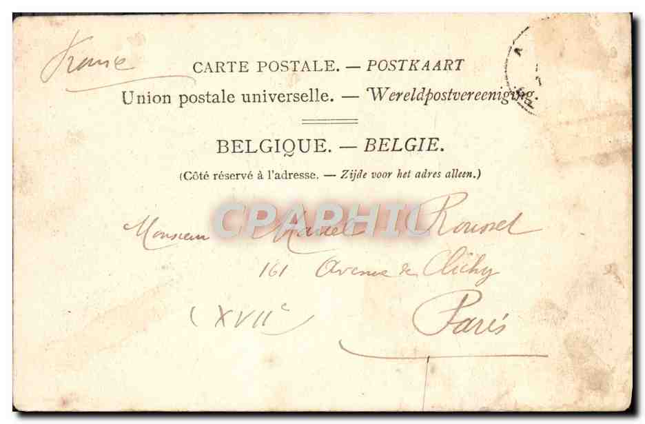 La Flèche de la Cathédrale — Anvers — G. Hermans, éd., Anvers, n°5 — Reverso