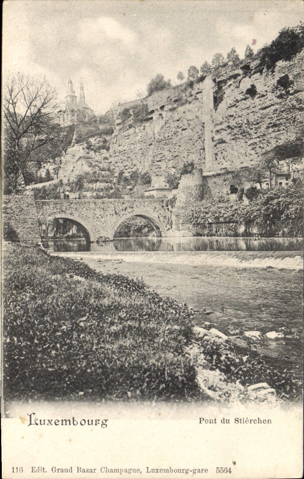 CPA Luxembourg Pont du Stierchen