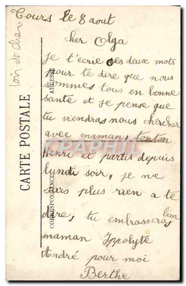 CPA Blois Le Chateau La Facade Francois 1er — Back