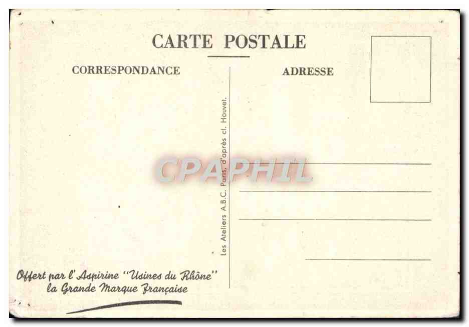 CPA Les Corporations d'Apres les Vitraux de la Cathedrale de Chartres Les marchands de tissus  — Verso