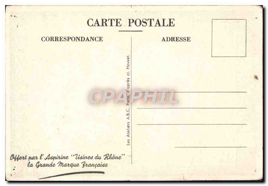 CPA Les Corporations d'Apres les Vitraux de la Cathedrale de Chartres Le cordonnier  — Verso