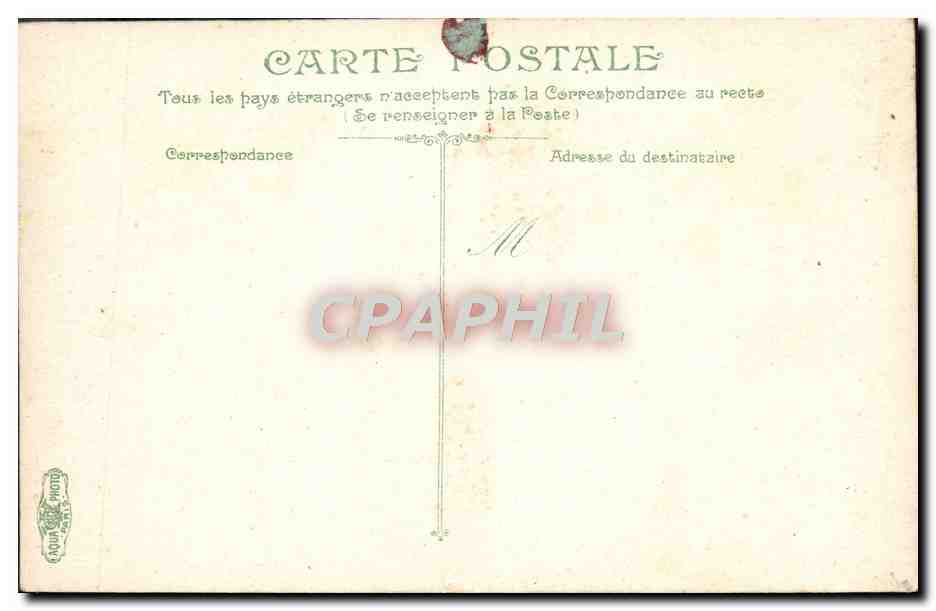 CPA La Baule La plage  — Rückseite