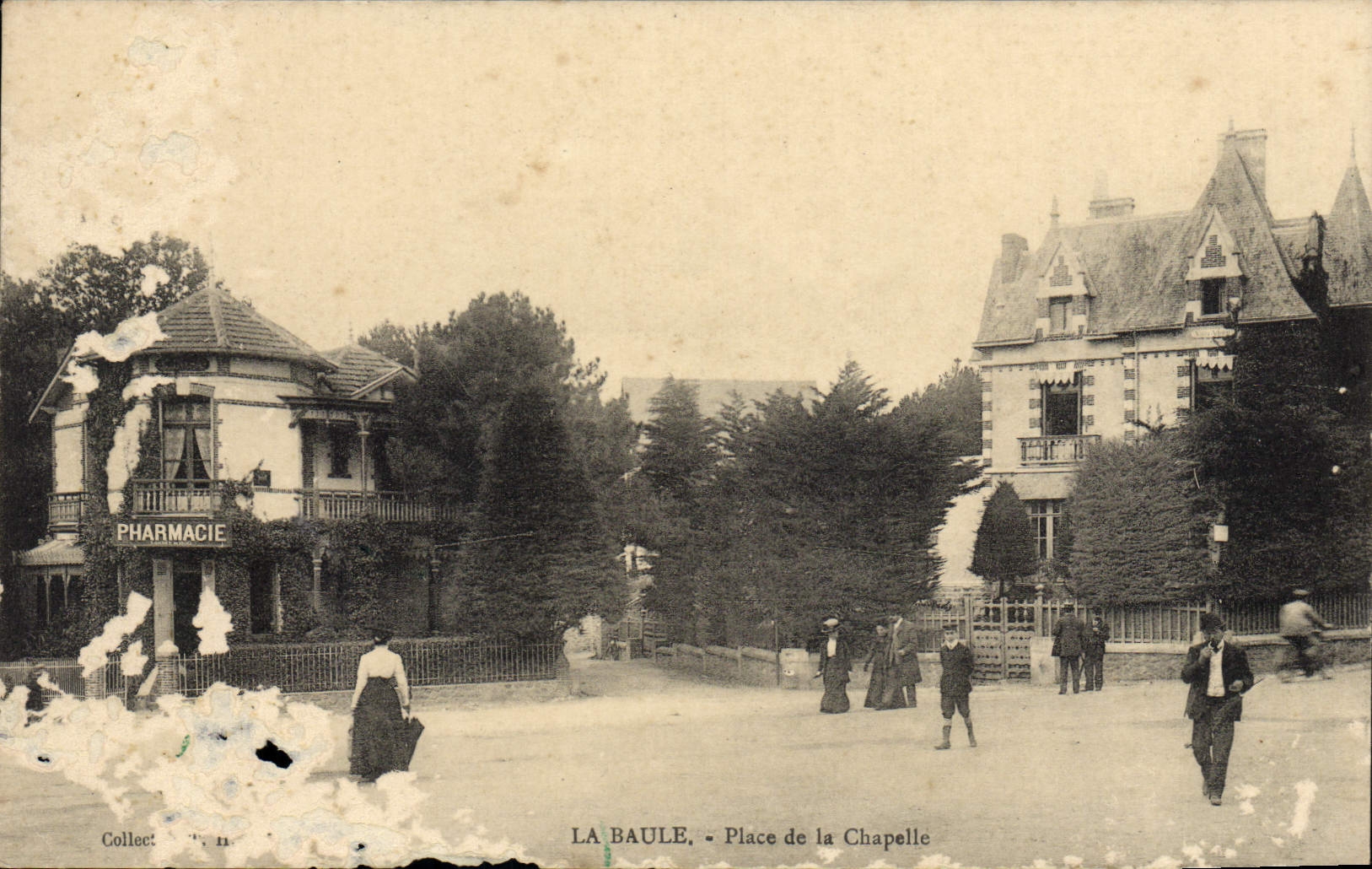 CPA La Baule Place de la Chapelle