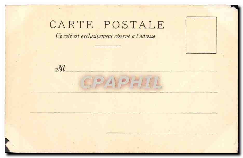 CPA Chambery Le Palais de Justice Le Monument du President Favre — Rückseite