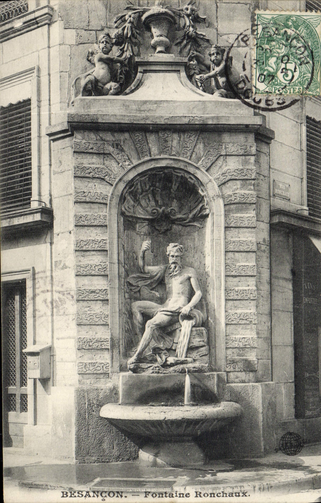 CPA Besancon Fontaine Ronchaux