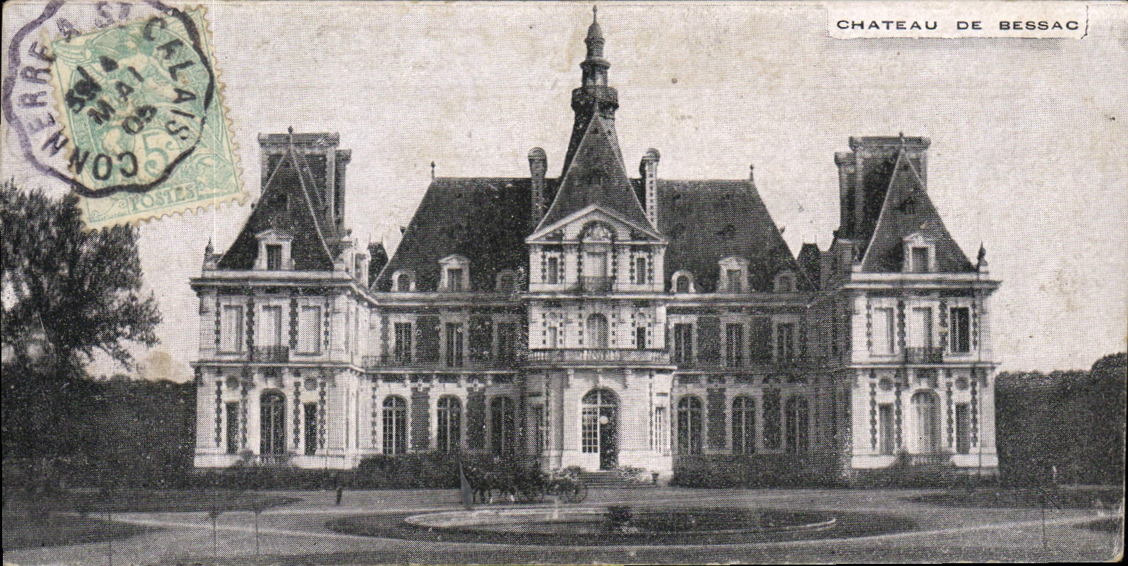 Schloss Bessac — Saint-Calais — unbekannter Verleger, Seriennummer nicht sichtbar