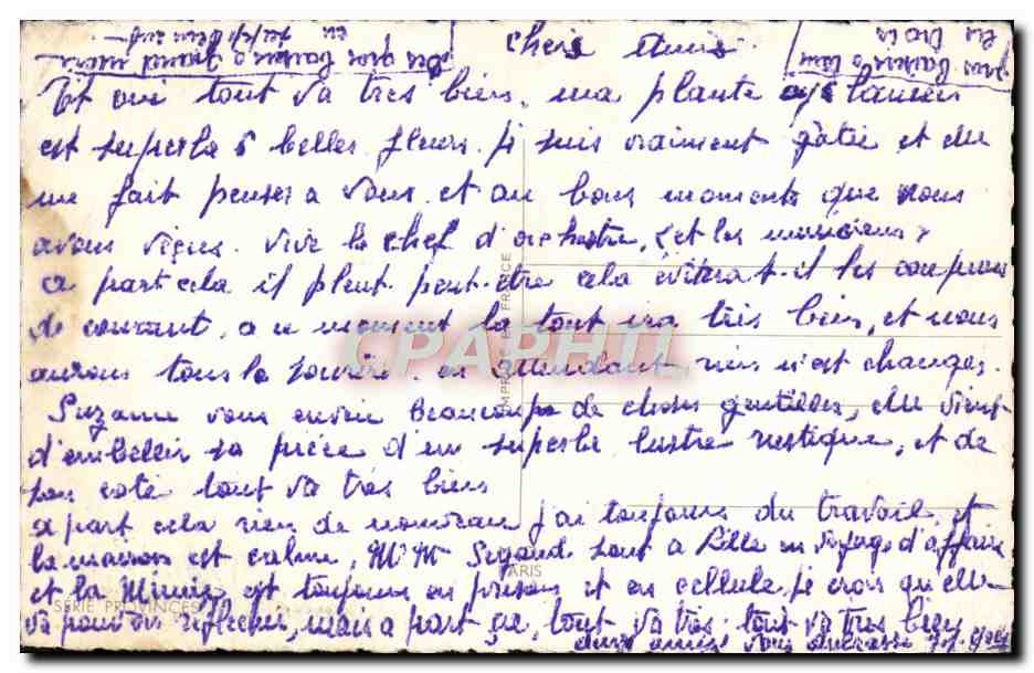 CPA La Bretagne Enfants Folklore — Rückseite