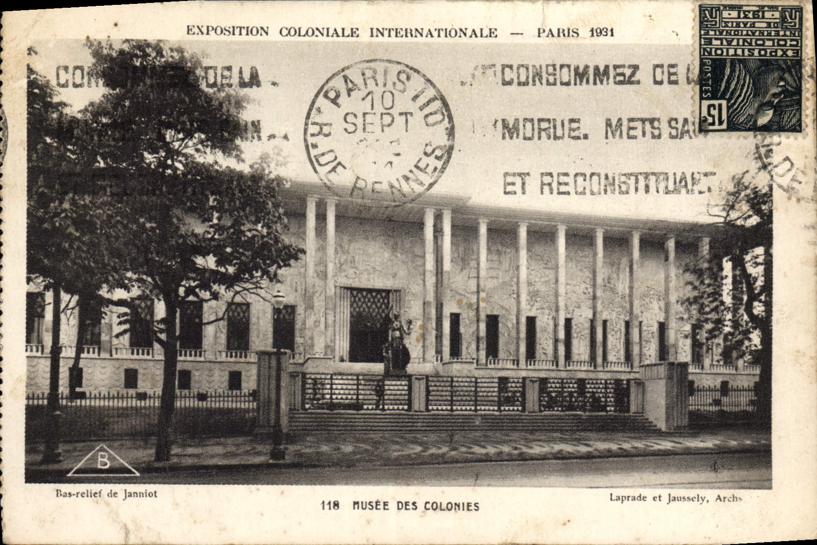 CPA Expostion Colonniale Internationale Paris 1931 Musee des Colonies