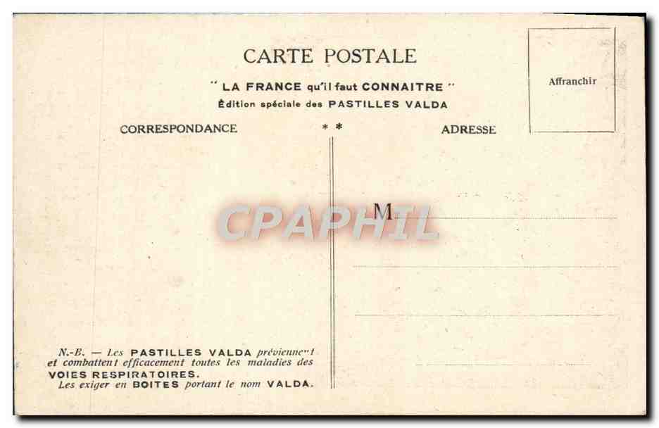Notre-Dame de Paris — Le Chevet de la cathédrale — Édition spéciale Pastilles Valda — Reverso