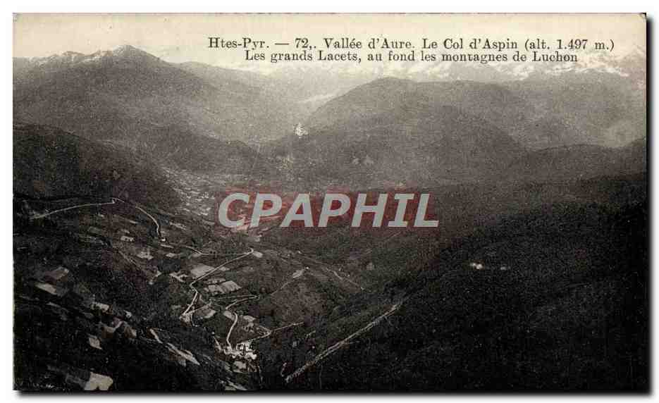 Vallée d'Aure — Le Col d'Aspin (alt. 1.497 m.) — Htes-Pyr. 72