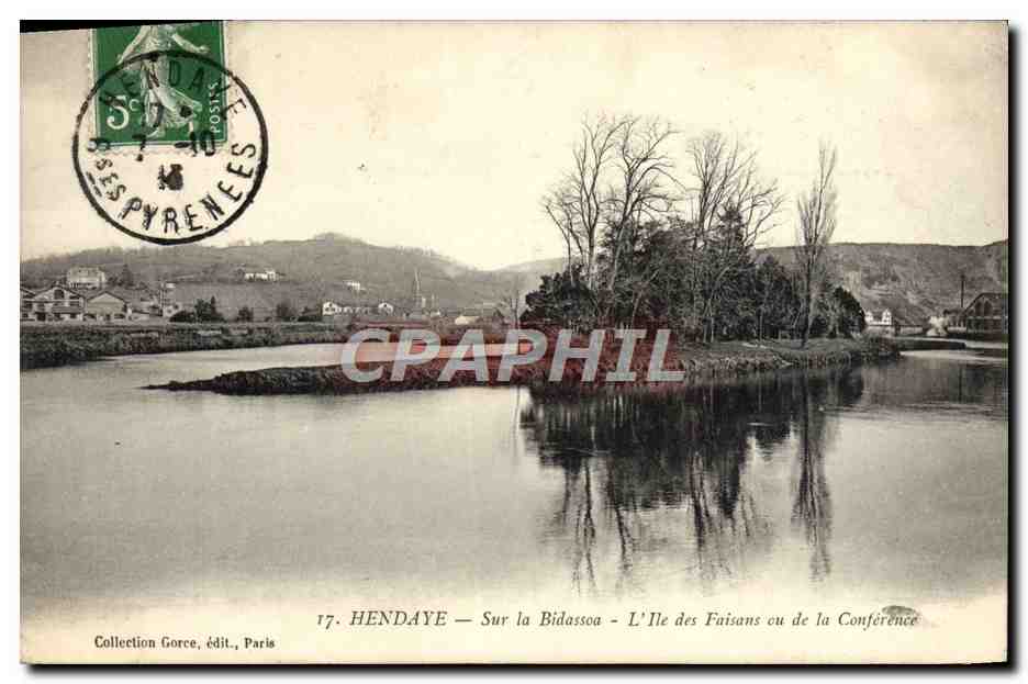 Hendaye — Sur la Bidassoa — L'Île des Faisans ou de la Conférence