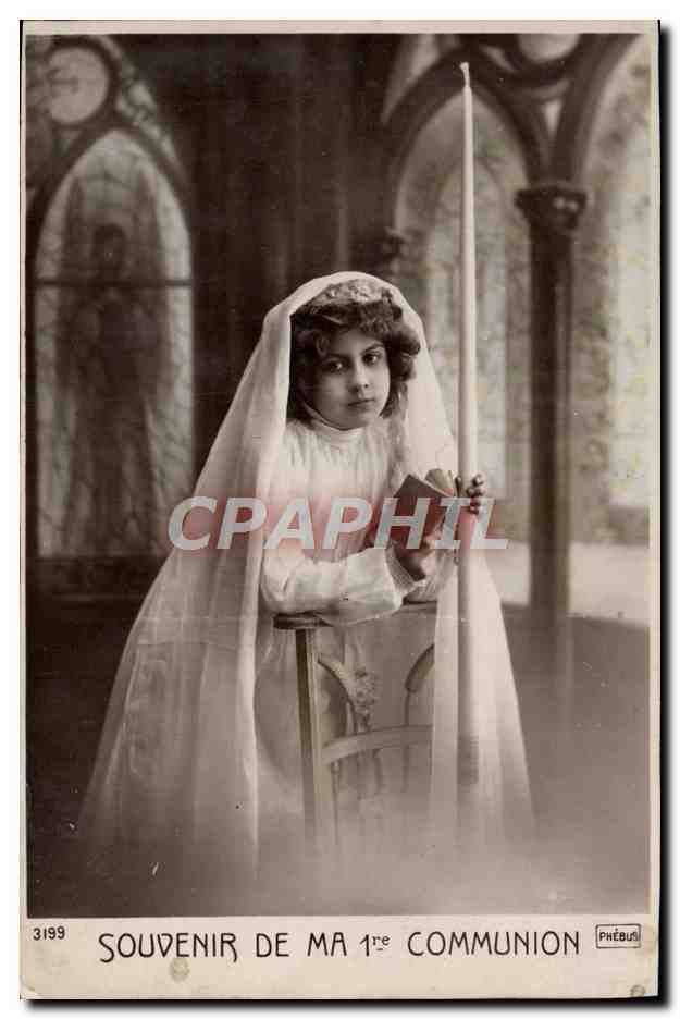 CPA Souvenir De ma 1ere Communion
