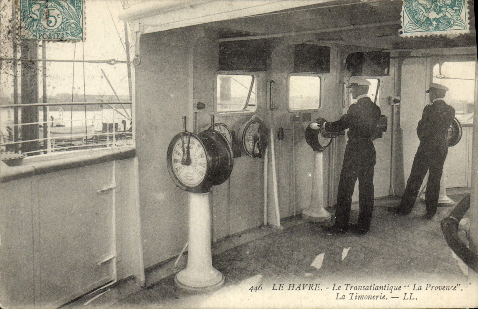 Le Havre — Le Transatlantique "La Provence" — La Timonerie — LL
