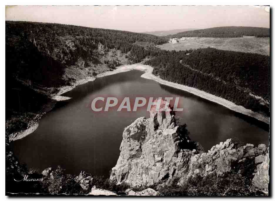 CPM Les Hautes Vosges Le Lac Blanc et le rocher Hans