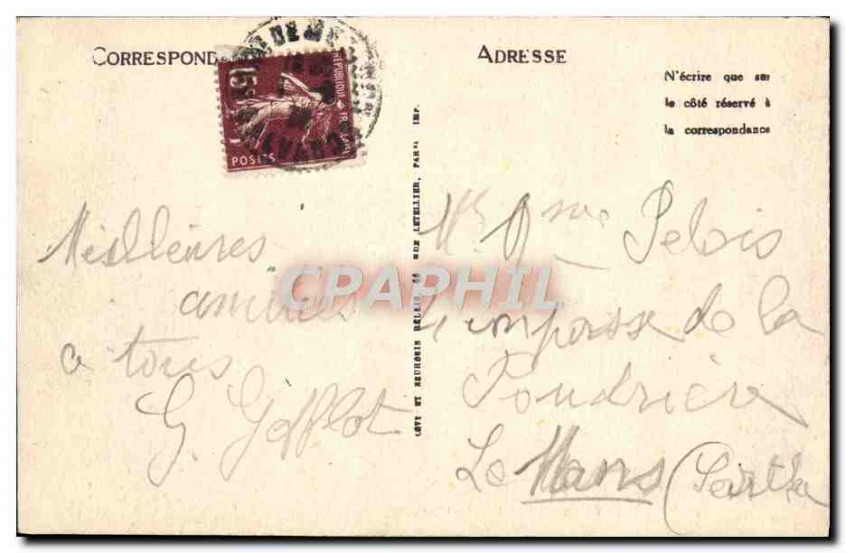 CPA Le Havre L'Anse Des Pilotes La Musee Et La Rue De Paris Bateaux — Rückseite