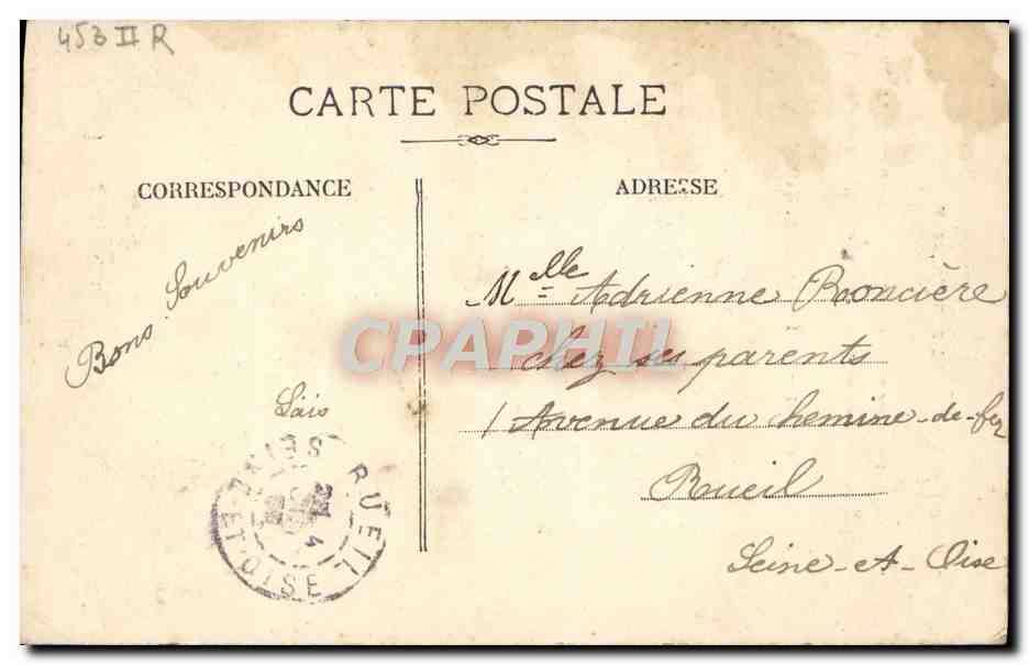 Église de Houville — Église du XIIIe siècle — Éditeur Besnard, série non visible — Reverso