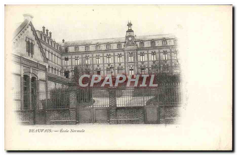 Beauvais — École Normale — CPAPHIL - Recto