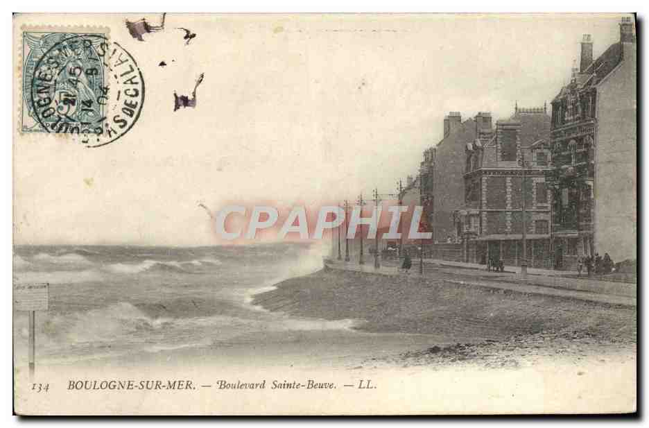 Boulogne-sur-Mer — Boulevard Sainte-Beuve — LL. — L’Imprimerie Nouvelle Photographique - Paris