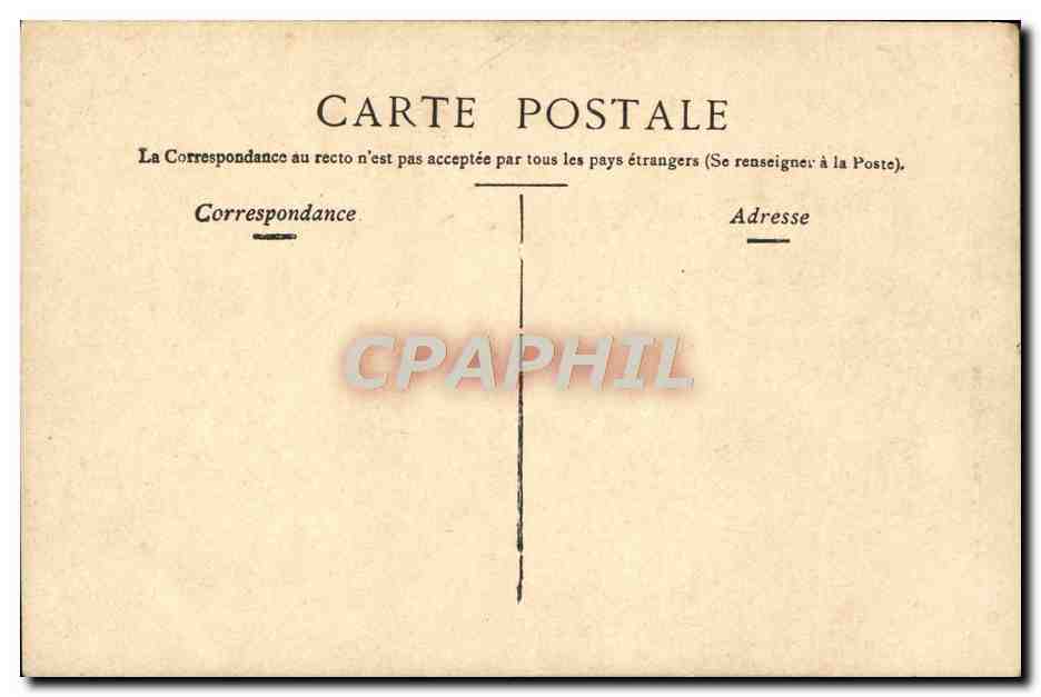CPA Bordeaux Porte Cailhau — Verso