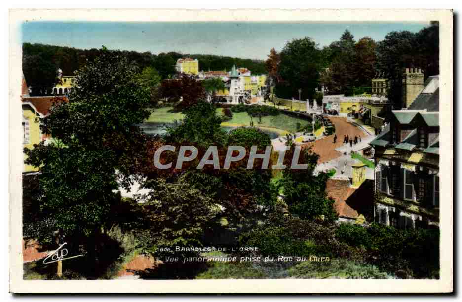 CPA Bagnoles De L'Orne Vue Panoramique Prise du Roc Au Chien