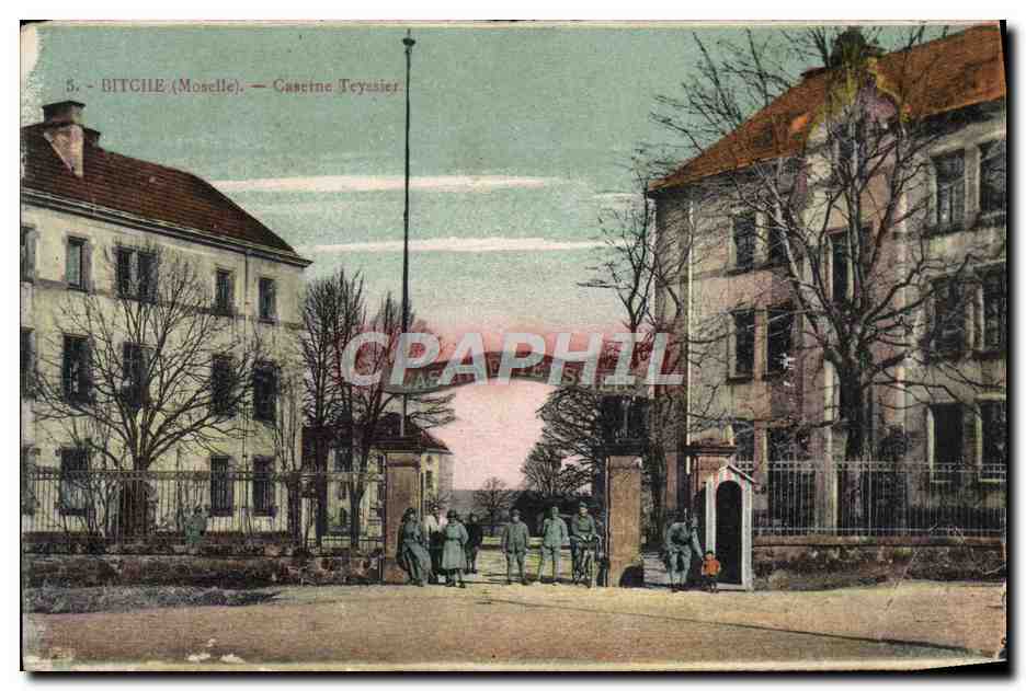 CPA Bitche Caserne Militaria 