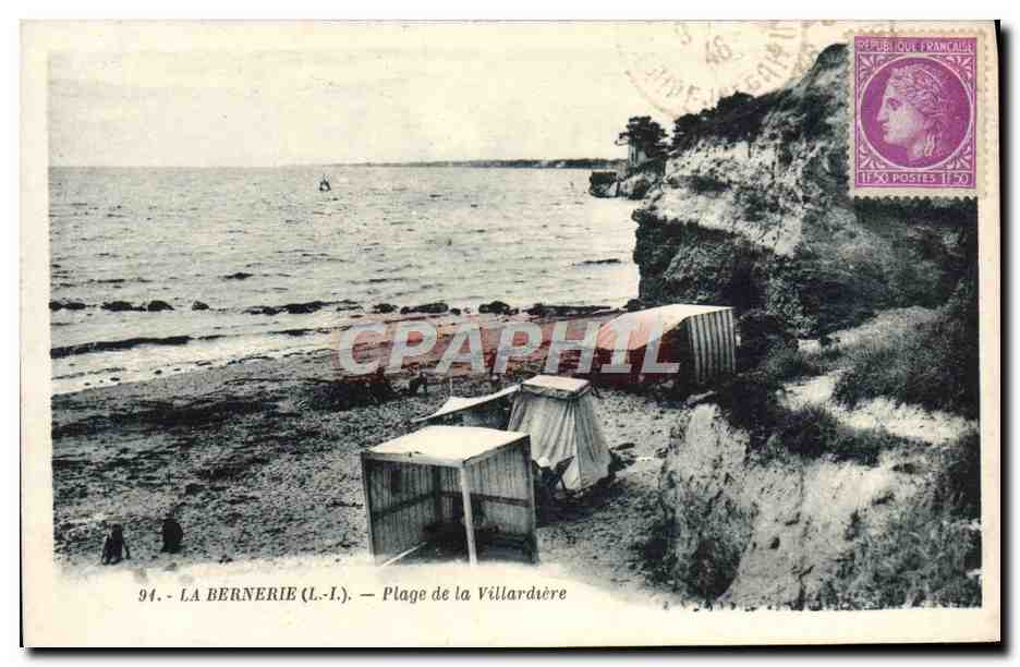 CPA La Bernerie Plage de la Villardiere