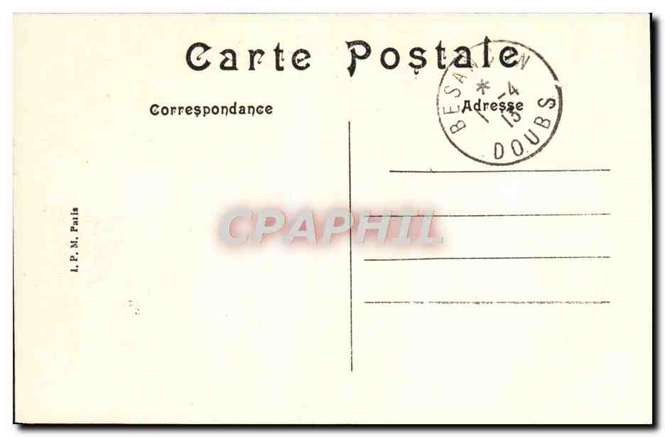 Besançon Historique — La Porte Rivotte — éditeur L.P.N. Fails, n°83 — Rückseite