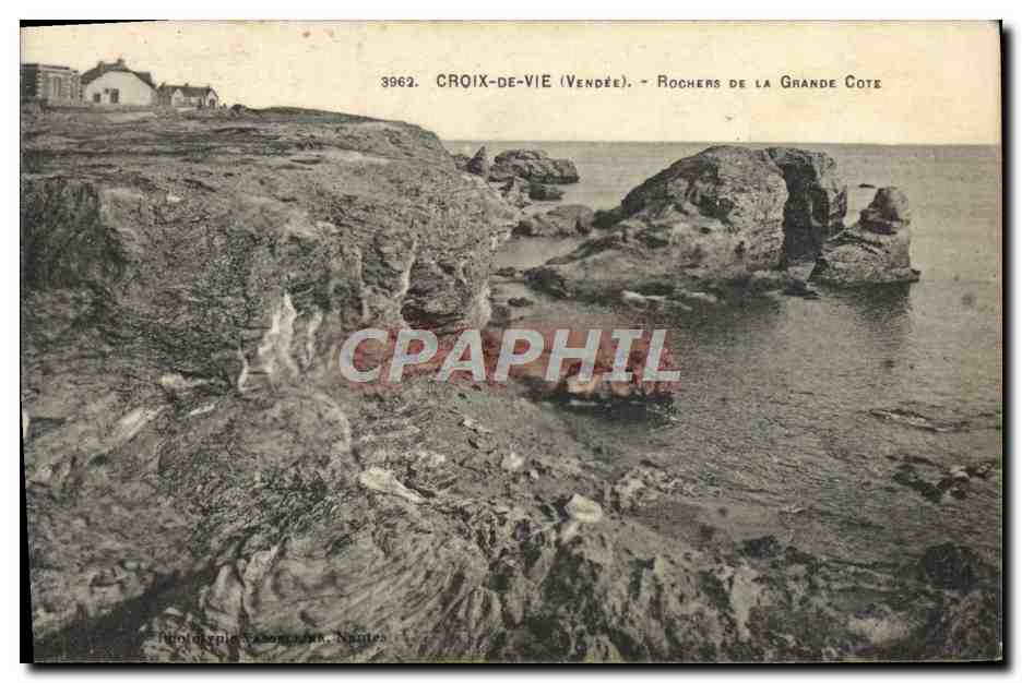 Croix-de-Vie (Vendée) — Rochers de la Grande Côte — Photo Olympie Sason, Nantes