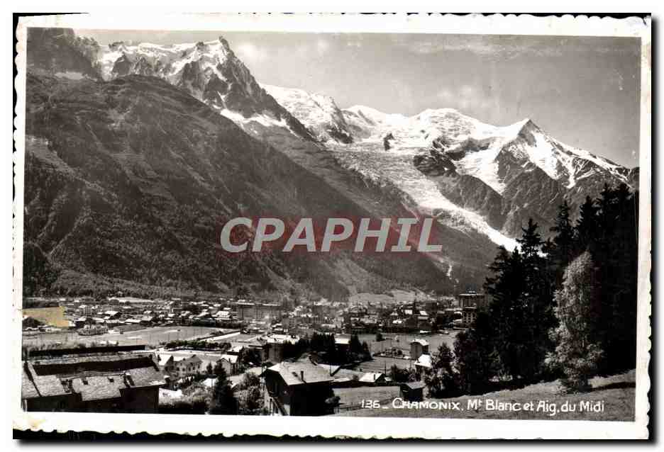 CPM Chamonix Mt blanc et Aiguille du Midi