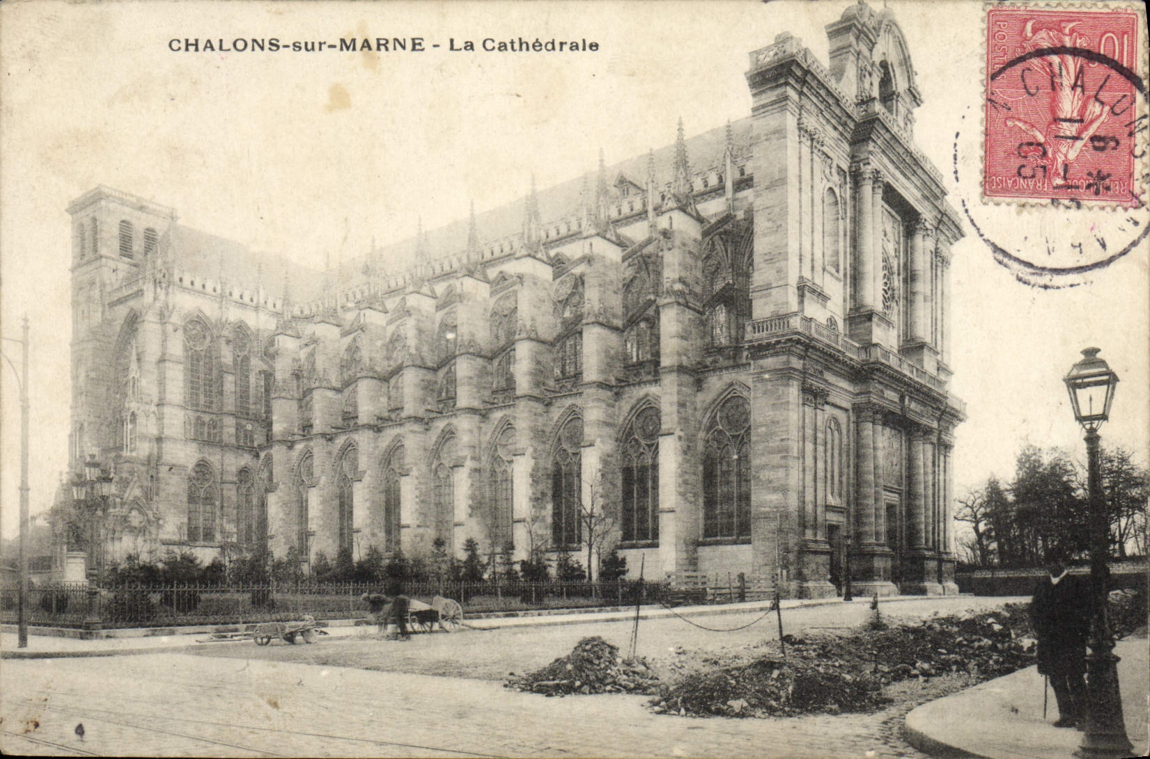 Chalons-sur-Marne - La Cathédrale — éditeur non visible, n° de série non lisible