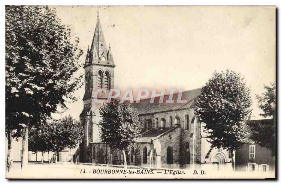 CPA Bourbonne les Bains L'Eglise