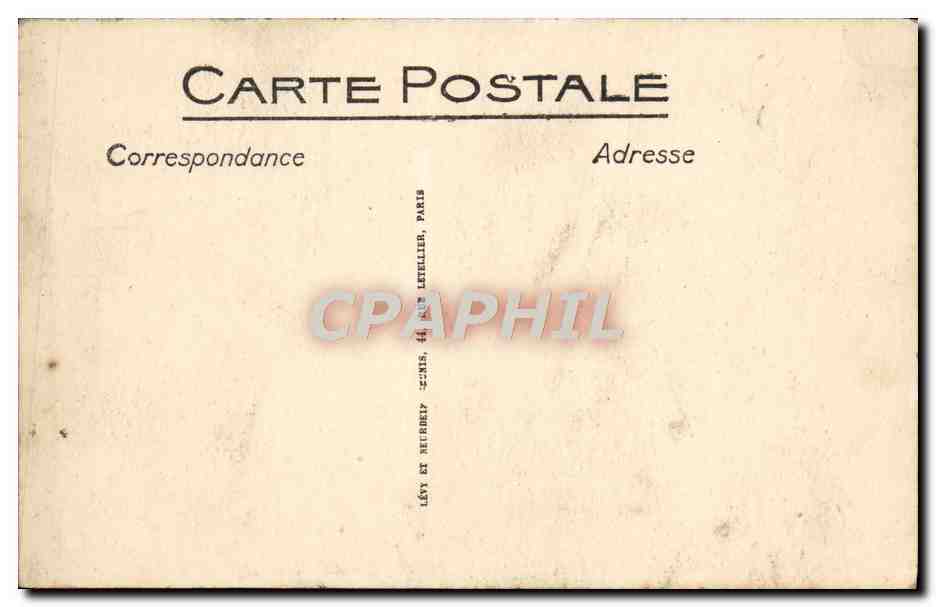 CPA Beaulieu Le jardin public et l'hotel Bedford  — Verso