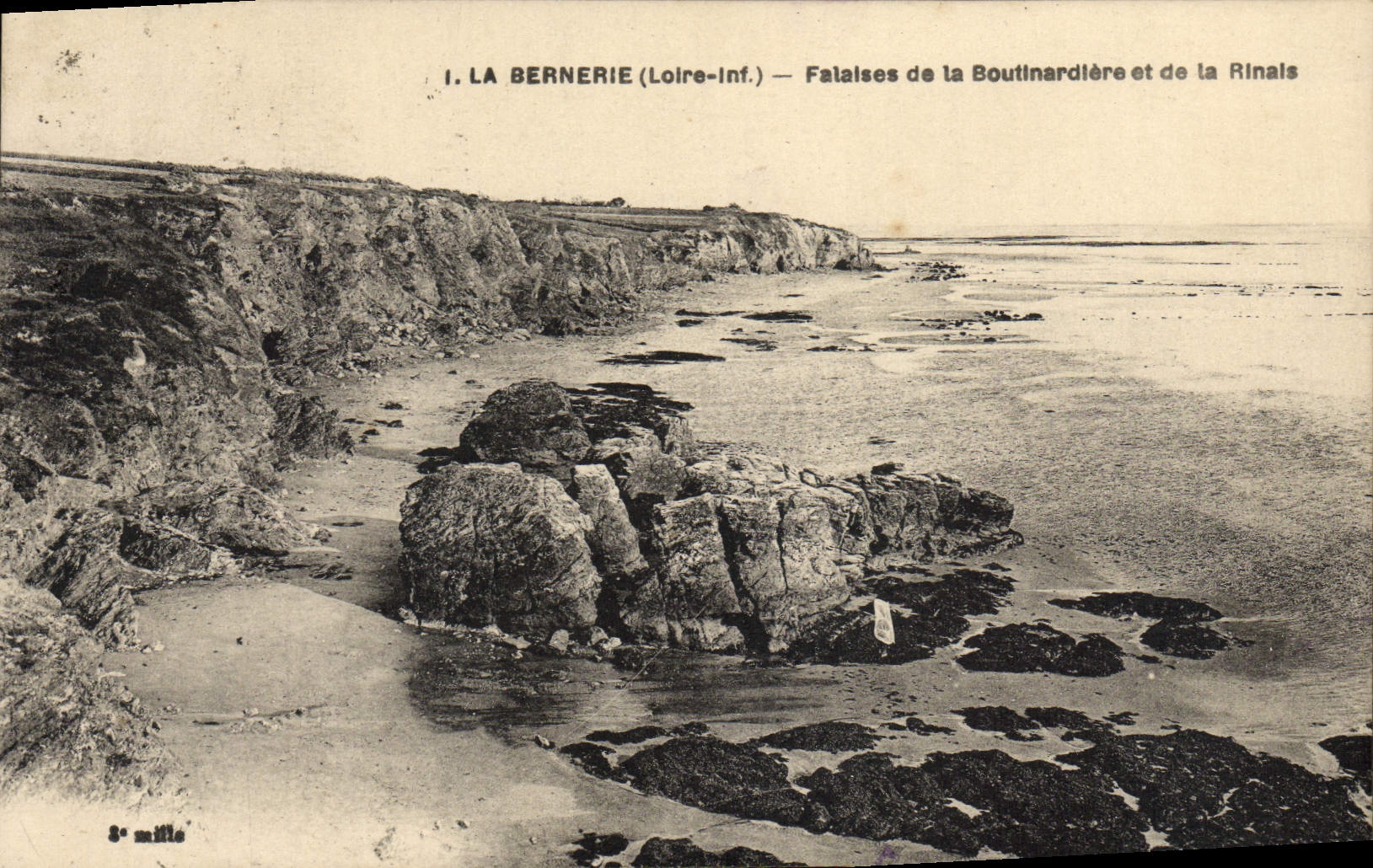 CPA La Bernerie Falaises de la Boutinardiere et de al Rinais 