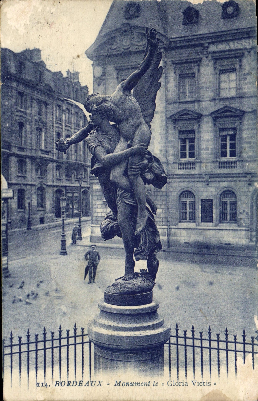 CPA Bordeaux Monument le Gloria Victis 
