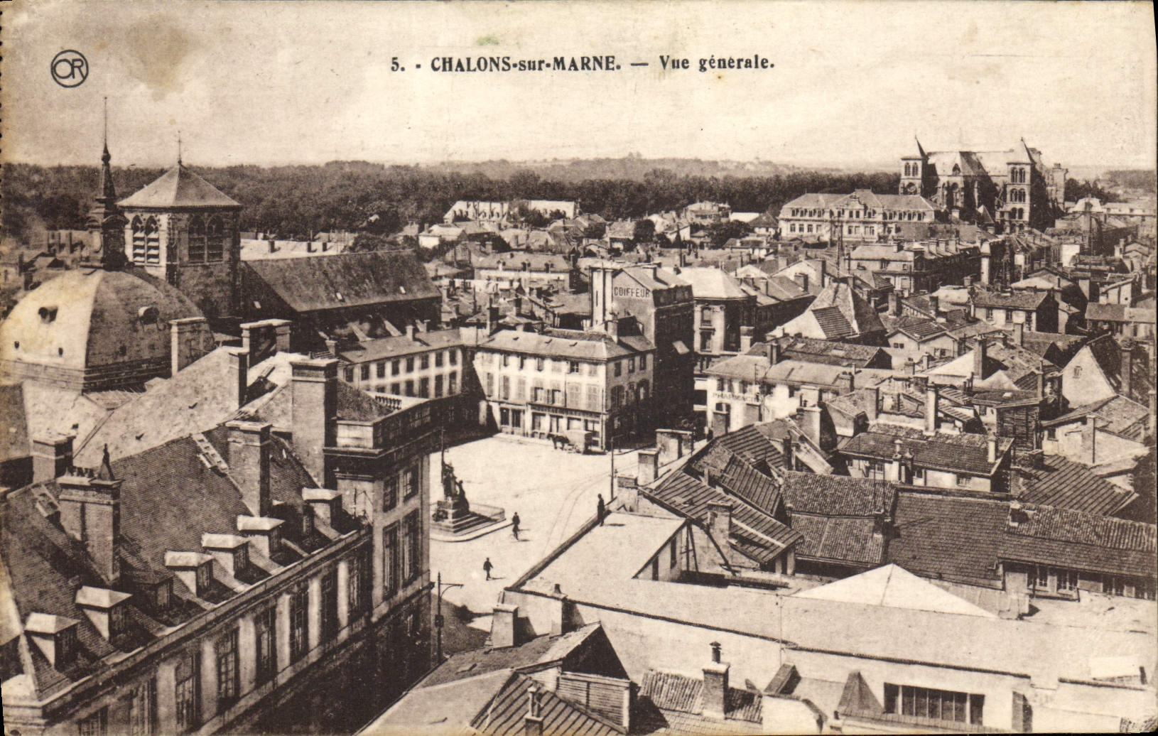 CPA Chalons Sur Marne Vue Generale