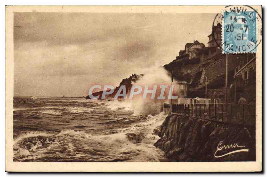 Granville — Effets de Vagues au Plat-Gonsset — Édition E. Besnille, Granville