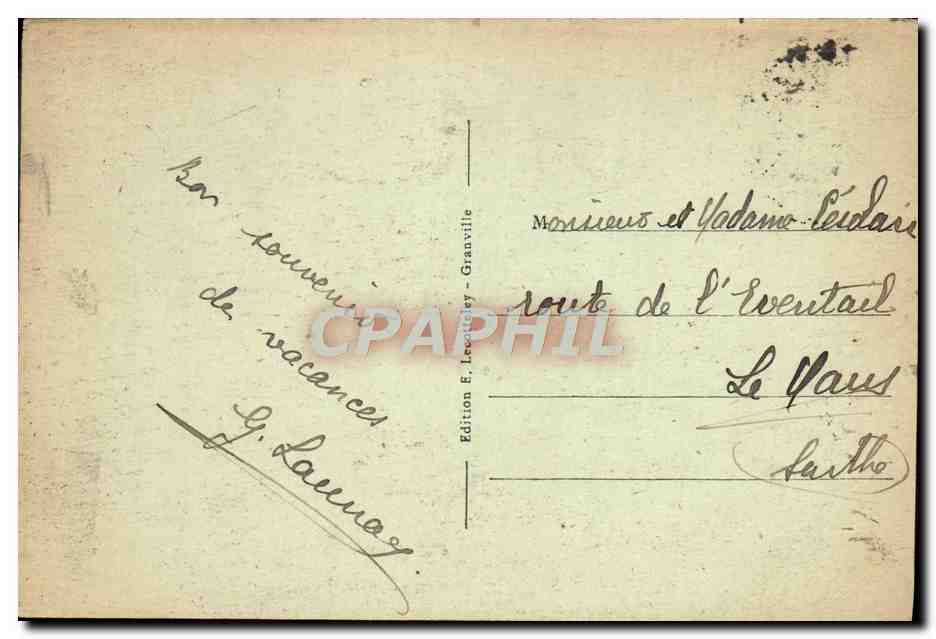 Granville — Der Weg des Tour du Roc — Édition F. Lacoutey — Rückseite