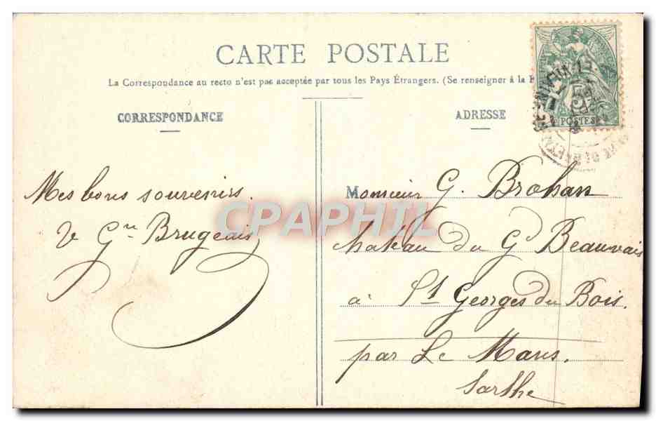 CPA Guerande Porte Vannetaise Vue exterieure — Rückseite