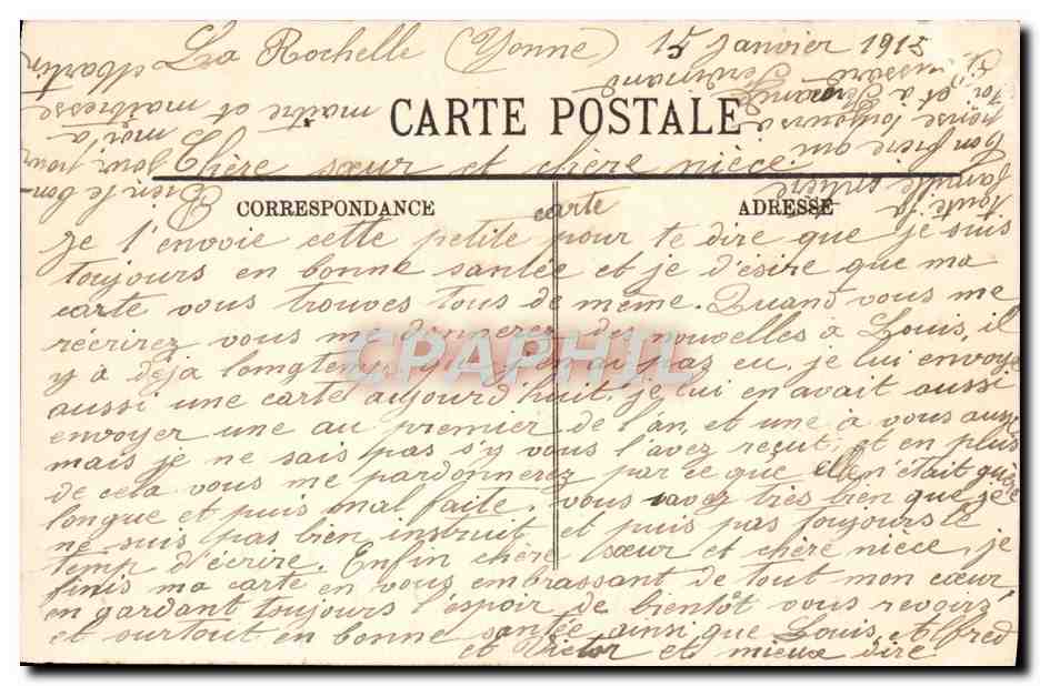 CPA Grenoble La rue Felix Poulat  — Rückseite